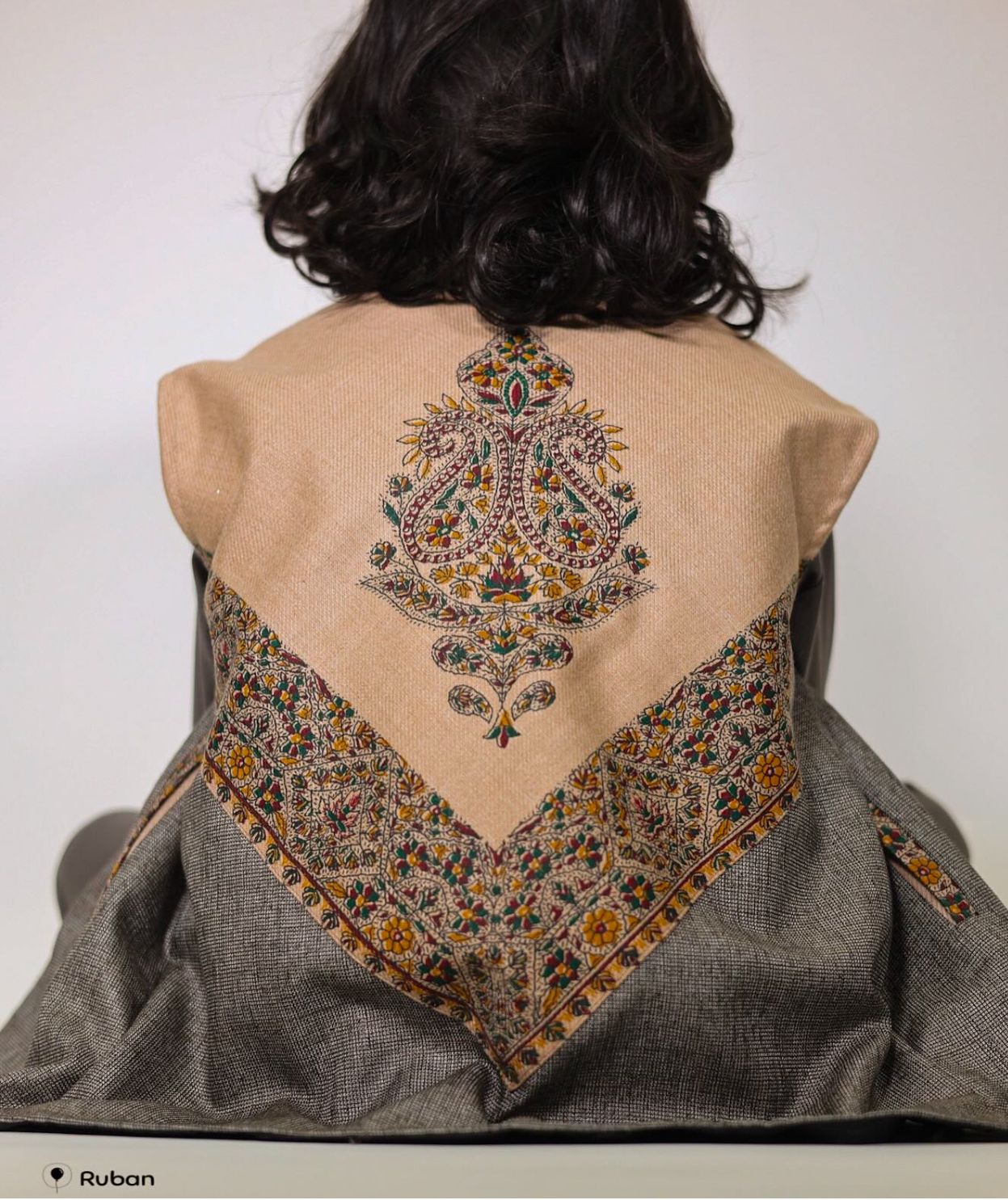 Shawl vest.